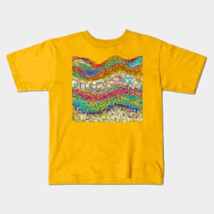 Waves pattern 2 Kids T-Shirt